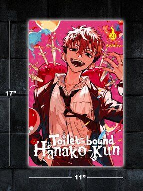 Toilet-Bound Hanako-Kun Vol 21 manga poster - 11x17 wall art print merch anime